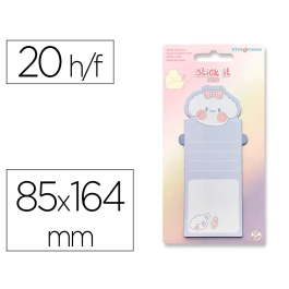 Imaginovo Bloc Notas Adhesivas con Mensaje Trasero Perro 20 Hojas 85x164 mm Precio: 1.452. SKU: B13HD9NMDM