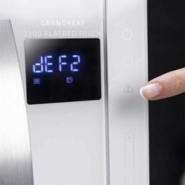 Cecotec GrandHeat 2300 Flatbed Touch Microondas de Encimera, sin Plato Giratorio, 23 L, 800W, Programas Pasta, Carnes, Pizza, Popcorn, Blanco