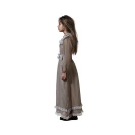 Disfraz Vestido Largo Gótico Halloween Fantasma para Niña Infantil 10-12 Años Gris Polyester Disfraz Vestido Largo Gótico Halloween Fantasma para Niña Infantil 10-12 Años Gris Polyester