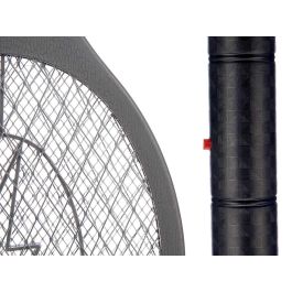 Ibergarden Raqueta Matamosquito 17x45x3 cm, Metal y Plástico PP, Gris y Negro (12 Unidades) Ibergarden Raqueta Matamosquito 17x45x3 cm, Metal y Plástico PP, Gris y Negro (12 Unidades)