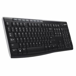 Logitech Teclado K270 Wireless Francés Inalámbrico 2.4 GHz hasta 10m, Resistente a Salpicaduras, Compatible con Windows 7/Vista/XP
