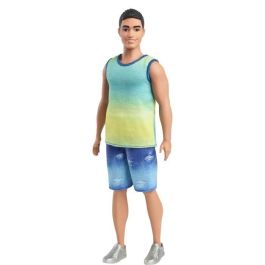 Mattel Barbie Fashionistas Muñeco Ken con camiseta sin mangas para niños +3 años
