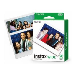 Fujifilm Instax Wide Película, Blanco, 20 Exposiciones, Formato ancho, Acabado brillante Precio: 22.3729. SKU: B18ZMX4AZ7