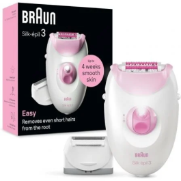 Braun Silk-épil Series 3 Depiladora 3-031 con Cable y 3 Accesorios para Piel Suave Precio: 45.50000026. SKU: B16MLBMK2L