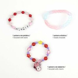 Bisuteria pulsera infantil minnie 8.0 x 8.0 x 1.0 cm Bisuteria pulsera infantil minnie 8.0 x 8.0 x 1.0 cm