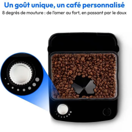 Medion Cafetera Digital con Filtro Aislado y Molinillo MED4061275225969 1000W 1.0L Plateada