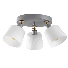 Lámpara de Techo Trenton Kemer-N-270 Plata 3xE27 Sin Bombilla [OPV-525NOR1167]