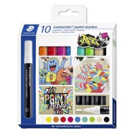 Staedtler Marcador Lumocolor 349 Permanente, Estuche 10 Ud Precio: 28.49999999. SKU: B1K24SPGZG