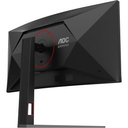 AOC CU34G4 Monitor Gaming Curvo 34" Wide Quad HD Fast VA 180Hz 1ms HDMI DisplayPort Negro/Rojo