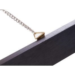 Giftdecor Espejo de Pie con Soporte de Madera 40 x 145 cm Negro