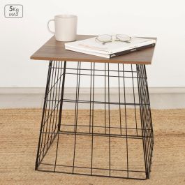 Perchero Max Home Hierro Madera MDF (4 Unidades)