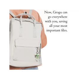 Wondee Mandalorian Grogu Memoria USB 32GB Llavero con Figura de Grogu y Adaptador USB C