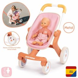 Smoby SMO3032162512241 Baby Nurse - Cochecito Pop para muñecas, a partir de 18 meses