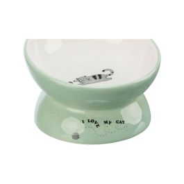 Comedero para Perro Trixie Blanco Verde Ø 13 cm 150 ml
