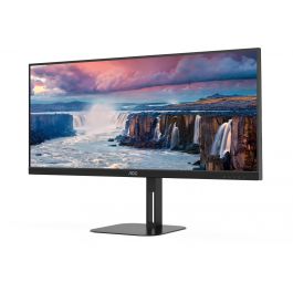 AOC CU34V5C/BK Monitor Curvo VA WQHD de 34" (3440x1440) 21:9, 100Hz, 1ms, USB-C, HDMI, DP, Altavoces, Negro