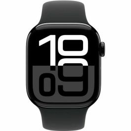 Apple Watch Series 10 GPS - 42 mm - Caja de aluminio en negro azabache - Correa deportiva negra - S/M