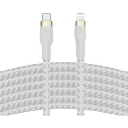 Belkin CAA011BT2MWH Cable PRO Flex Lightning/USB-C, 2m, Blanco, Soporta hasta 15W, Certificado Apple