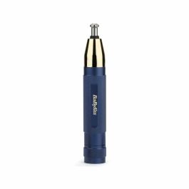 Babyliss Recortadora de Precisión E112E Super-X Metal para Nariz Orejas y Cejas Hombre Acabado Dorado y Azul
