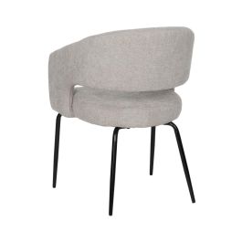 Silla Gris Tejido-Metal Contract 57 X 56 X 81 cm