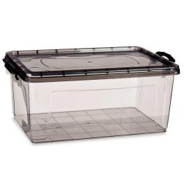 Caja de plástico Kipit antracita 22L, 32x20.5x50 cm (6 Unidades) Caja de plástico Kipit antracita 22L, 32x20.5x50 cm (6 Unidades)