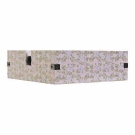 Servilletero Shabby DKD Home Decor Verde Rosa 18 x 6 x 22 cm (3 Unidades)