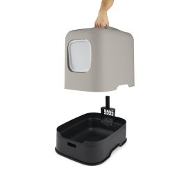 Rotho Mypet Biala Eco Cat Toilet Capuccino, Arenero Plástico Reciclado con Filtro Carbón y Puerta Magnética Precio: 30.68999956. SKU: S6103793
