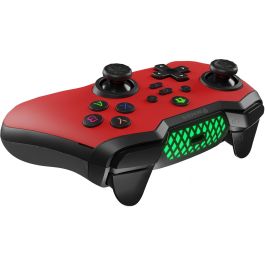 GENESIS Mangan 400 Gamepad Inalámbrico Bluetooth Rojo para Android, Mac, Nintendo Switch, PC, iOS Analógico/Digital con Vibración y 15h Autonomía