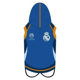 Cerdá Sudadera para Perro de Forro Polar Oficial Real Madrid, Talla XXS, Color Azul. Con Licencia del Club de Fútbol Cerdá Sudadera para Perro de Forro Polar Oficial Real Madrid, Talla XXS, Color Azul. Con Licencia del Club de Fútbol