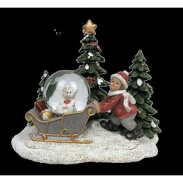 Figura Navidad Tradicional DKD Home Decor Multicolor 12.5 x 14.5 x 16 cm (2 Unidades)