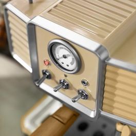 Cecotec 01629 Cafetera Eléctrica Semi-automática Espresso 1350W 20 Bares 1.5L con Vaporizador y Manómetro