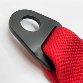 Sparco S01637RS Cinta de Remolque Roja de Longitud Fija para Coche de Recuperación, Agujero de 15mm