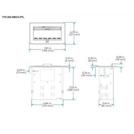 Crestron Sistema de Organización de Cables Fliptop Serie FT2, Tamaño 202, Mecánico, Tapa Pasante, Negro (FT2-202-MECH-PTL-B) Precio: 451.50000016. SKU: B1934CMNC7