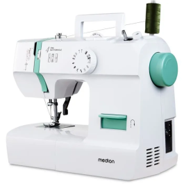 Medion MED4061275230734 Máquina de Coser, 71W, 12 Puntadas, 700 rpm, LED, Turquesa Precio: 129.49999953. SKU: B16RLVLT7Q