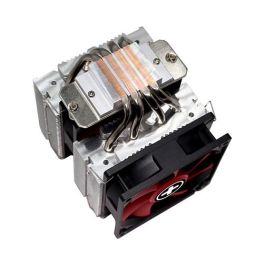 Xilence M504D Cooler Multi Socket Negro y Rojo - Soporte FMx, AM3/4, 115x, 2011, TDP 180W, 2 Ventiladores