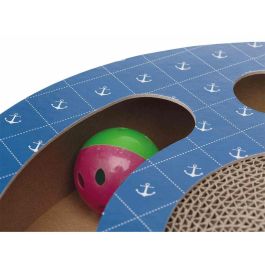 Rascador para Gatos Trixie Azul Cartón Plástico Ø 33 cm