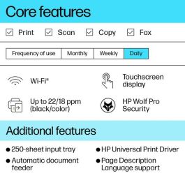 HP Impresora Multifunción OfficeJet Pro 9120b a Color - Escanear, Copiar, Fax - Para Oficinas Distribuidas y Fuerza Laboral Híbrida