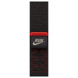 Apple Nike Sport Loop Midnight Black - Correa para Apple Watch 44mm 45mm 46mm 49mm, 46 mm de ancho, Nylon Reciclado