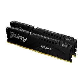 Memoria Kingston Fury Beast Black Ddr5 32Gb Kit2 5600Mhz Cl40 KF556C40BBK2-32 Precio: 118.88999958. SKU: S55136258