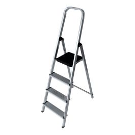 Escalera domestica de aluminio 4 peldaños Escalera domestica de aluminio 4 peldaños