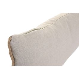 DKD Home Decor Cojín Boho de Algodón y Yute Natural 50 x 30 cm (2 Unidades)