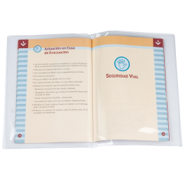 Saro Funda Portadocumentos PVC Transparente 180 micras 220x350mm para Doble Cuarto