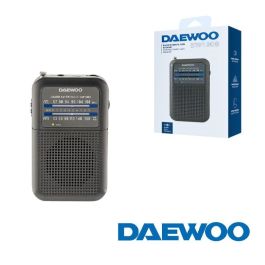 Daewoo Radio Portátil AM/FM, Gris Precio: 19.49999942. SKU: B1BNDWPN3D