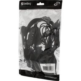 Sandberg Auriculares Saver USB para PC, Control de Volumen Integrado, Perfectos para Videollamadas y Reuniones Online