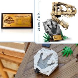 LEGO 76964 Jurassic World Fósil Cráneo T. Rex Juguete de Construcción para Exponer con Mandíbula Móvil, Ámbar y Huella LEGO 76964 Jurassic World Fósil Cráneo T. Rex Juguete de Construcción para Exponer con Mandíbula Móvil, Ámbar y Huella