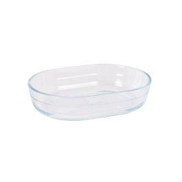 Fuente de vidrio oval Quttin 17x13 cm, 0.6L (6 Unidades) Fuente de vidrio oval Quttin 17x13 cm, 0.6L (6 Unidades)