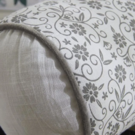 Today TOD1700240762101 Cojín Polochon Impresión Tiza Capucine 45 x 15 cm