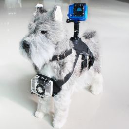 Arnés para Mascotas con Soporte para Cámara Deportiva KSIX Negro Arnés para Mascotas con Soporte para Cámara Deportiva KSIX Negro