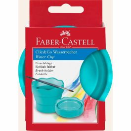 FABER-CASTELL Vaso de agua Clic&Go, turquesa