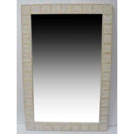 Espejo de pared Home ESPRIT Blanco Natural Indio 94 x 3 x 140 cm 120 x 3 x 76 cm Precio: 174.49999996. SKU: B1J6XVKYDY