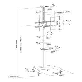 Soporte TV Neomounts PLASMA-M1900E 37" 50 kg